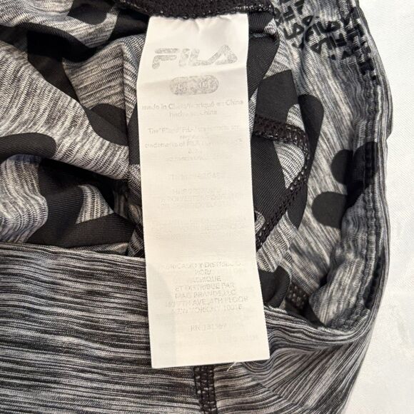 Girl’s Reversible Fila Athletic Leggings Size Large Black - Picture 6 of 6